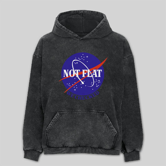 Not Flat Washed Hoodie