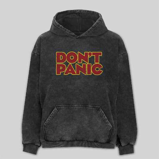 Don't Panic Washed Hoodie