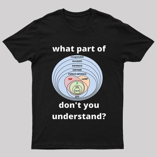 What Do Not You Understand Geek T-Shirt