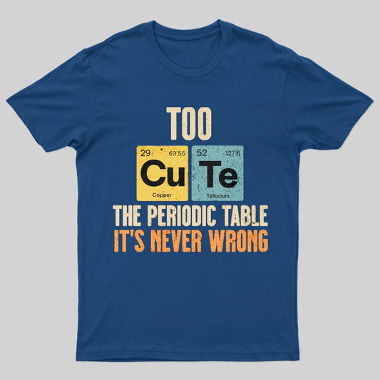 Periodic Table Cute Nerd T-Shirt