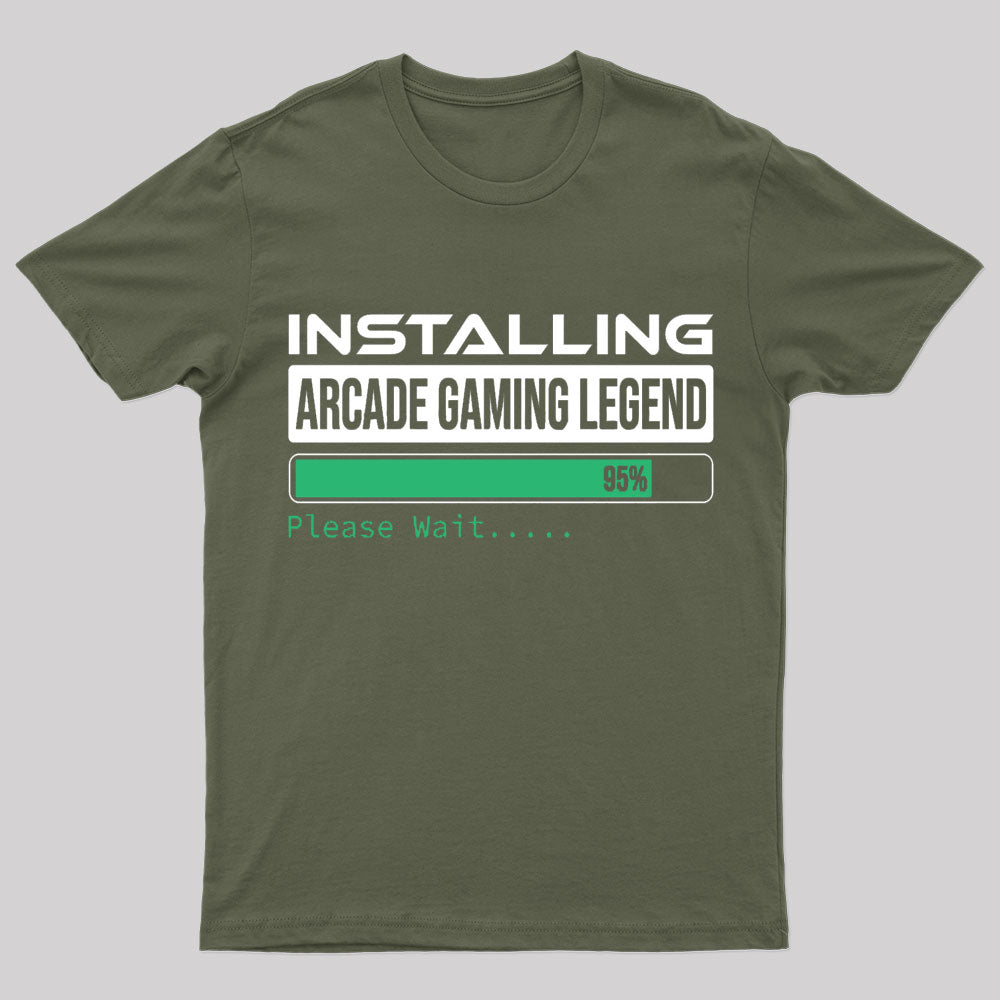 Installing Arcade Gaming Legend Geek T-Shirt