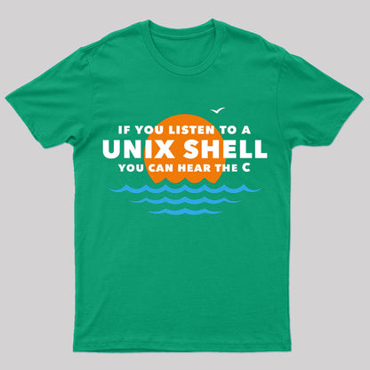 Unix Shell Geek T-Shirt
