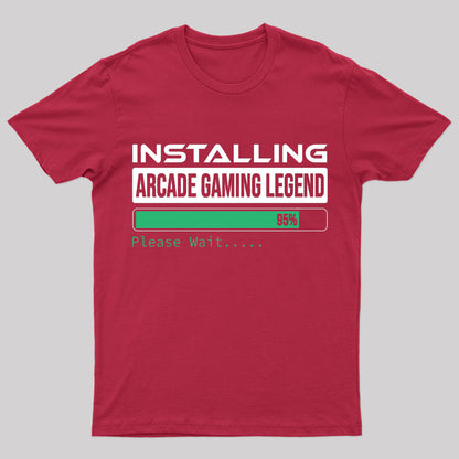 Installing Arcade Gaming Legend Geek T-Shirt