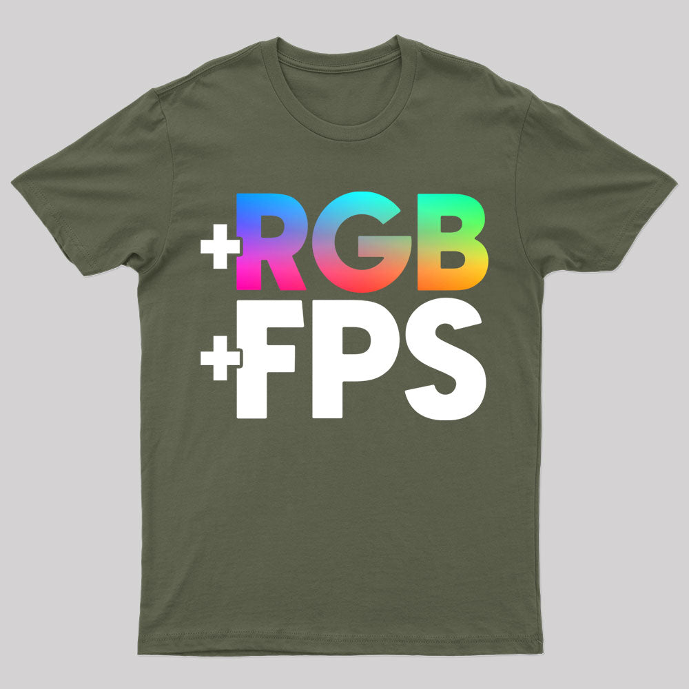 More RGB More FPS Nerd T-Shirt