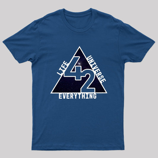 42 The Answer To Life The Universe And Everything T-Shirt