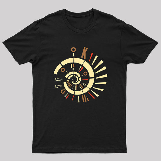 Fibonacci Spiral Golden Ratio Mathematics Geometry T-Shirt
