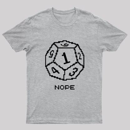 Nope Pixel RPG Dice T-shirt