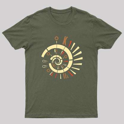 Fibonacci Spiral Golden Ratio Mathematics Geometry T-Shirt