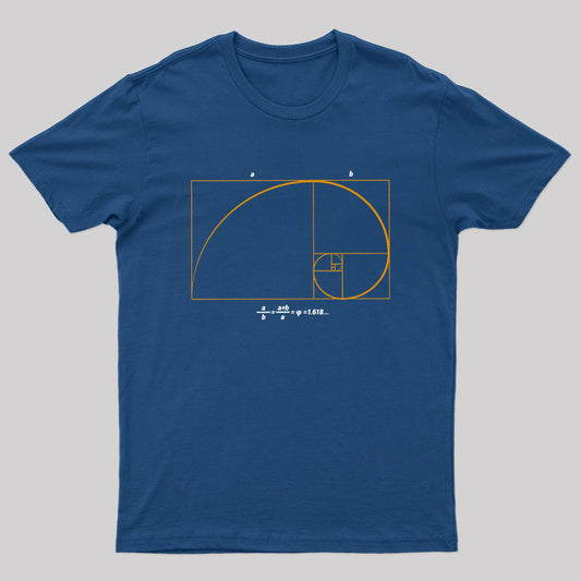 Fibonacci Math Art Science Engineer T-Shirt