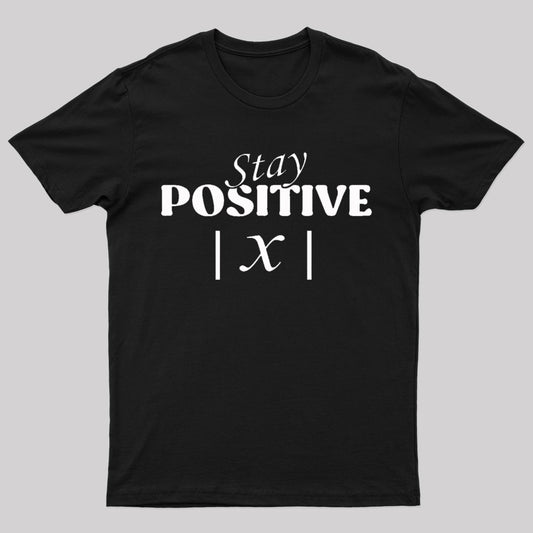 Stay Positive Mathematics Nerd T-Shirt