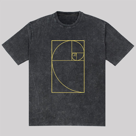 Golden Spiral Washed T-shirt
