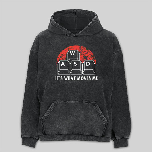 Funny PC Gamer Computer Nerd Washed Hoodie