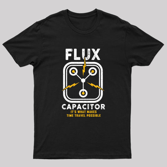 Flux Capacitor A Journey Through Time Classic Nerd T-Shirt