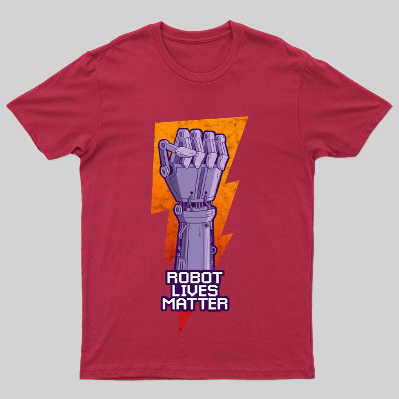 Robot Lives Matter Asimov Classic Nerd T-Shirt