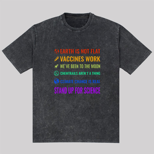 Stand up for Science! Washed T-Shirt