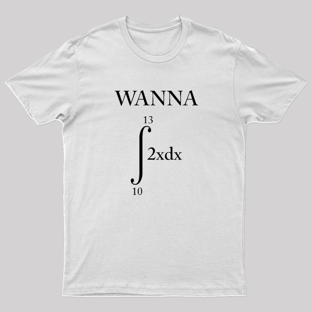 Wanna 69 Math Geek T-Shirt