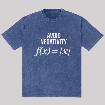 Avoid Negativity Washed T-shirt