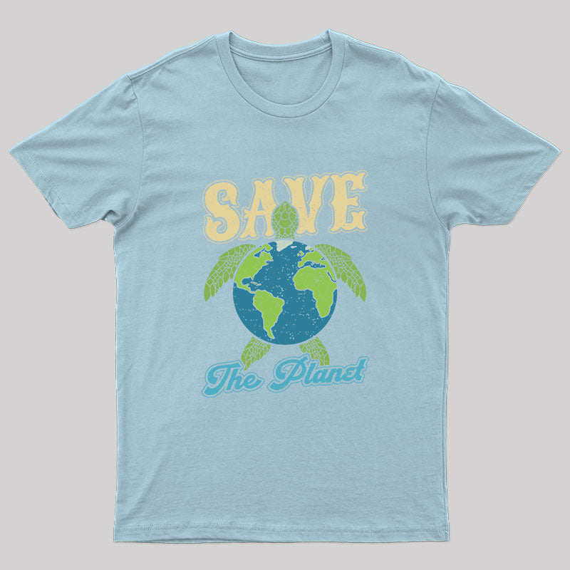 Earth Day Turtle Environment Save the Planet T-shirt