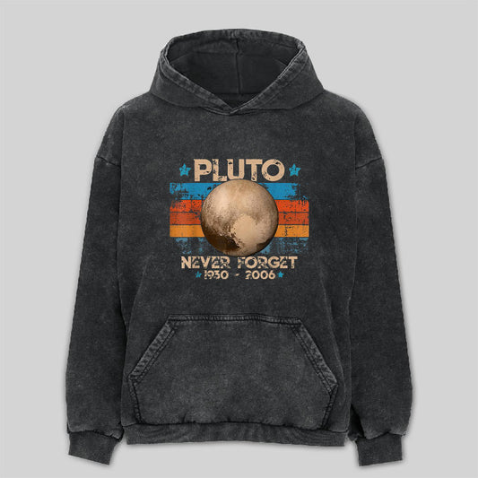 Pluto Never Forget Washed Hoodie