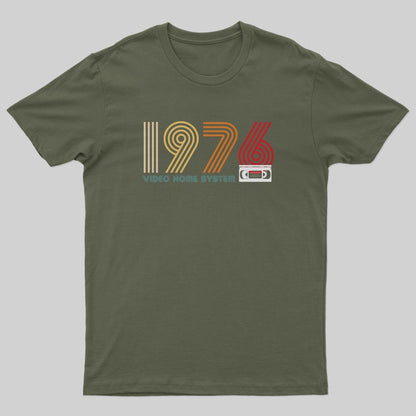 1976 Vedio Home System T-Shirt - Geeksoutfit