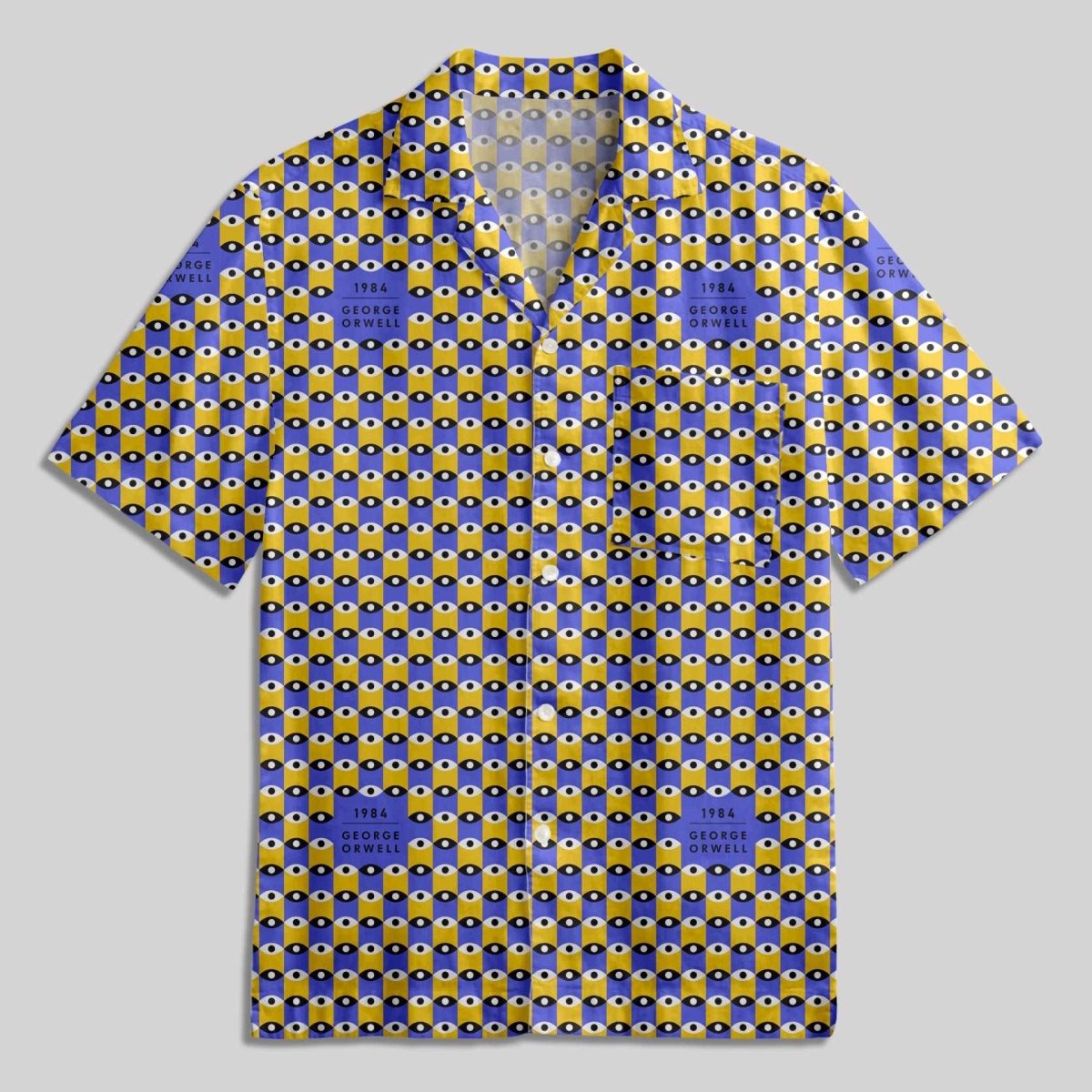 1984-George Orwell Button Up Pocket Shirt - Geeksoutfit
