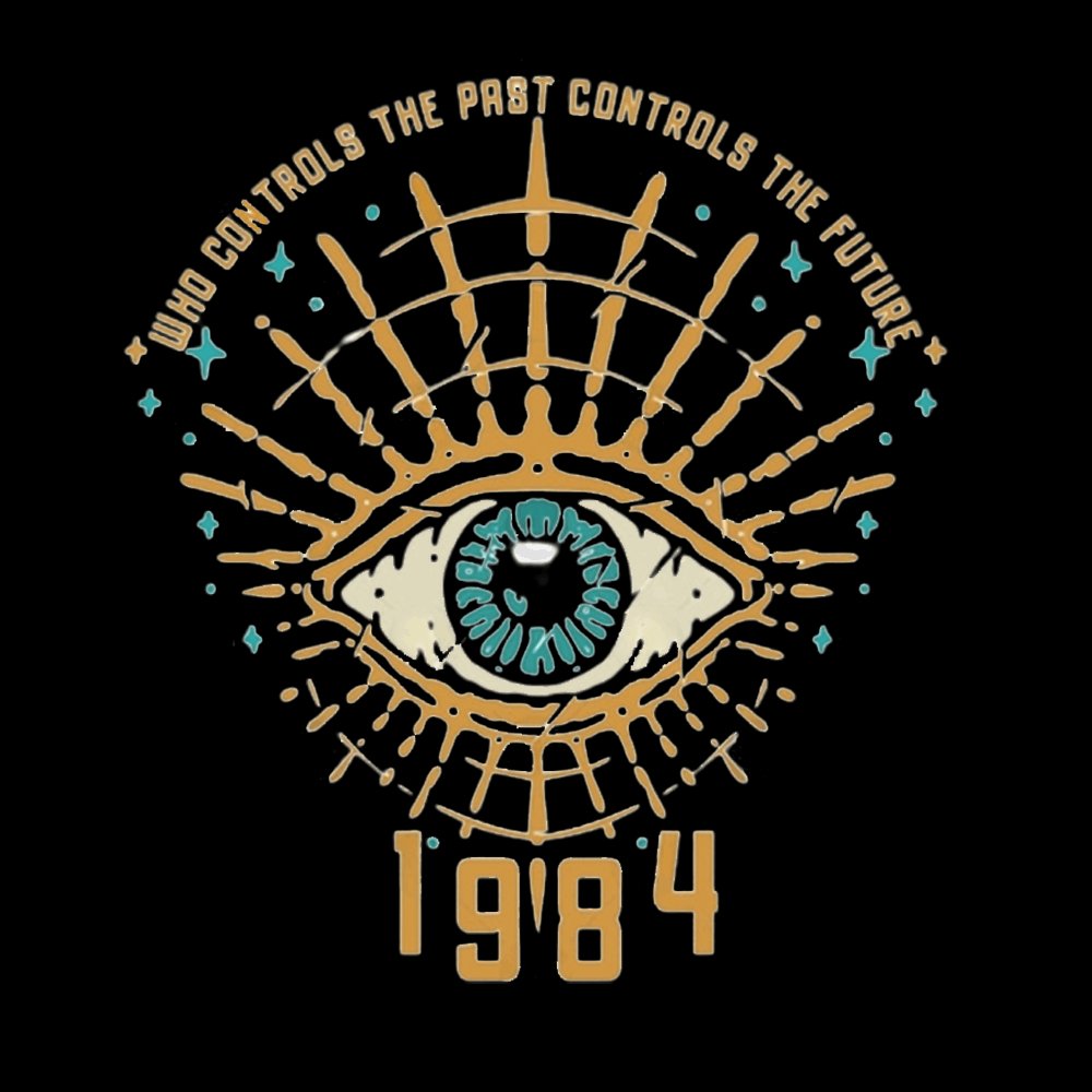 1984 George Orwell Control The Future T-shirt - Geeksoutfit