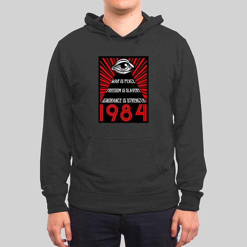 1984 Orwell Hoodie - Geeksoutfit