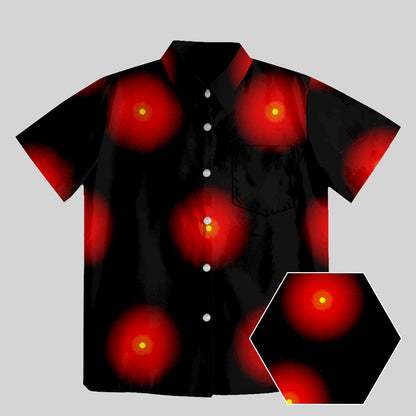 2001 Hal9000 Button Up Pocket Shirt - Geeksoutfit