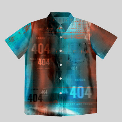 404 Error IT Button Up Pocket Shirt - Geeksoutfit