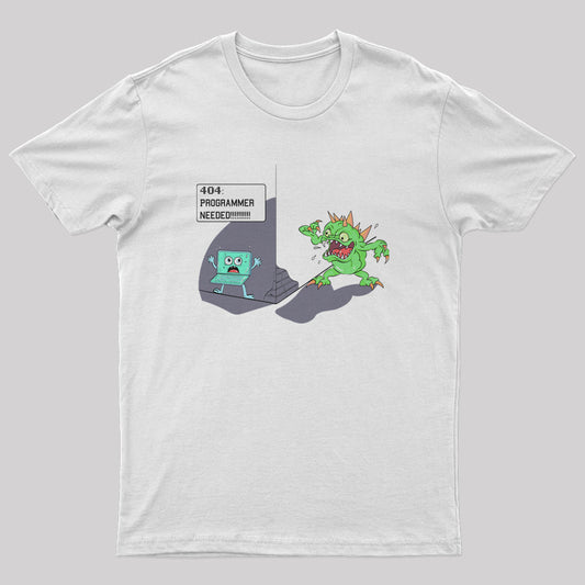 404 Programmer Needed T-Shirt - Geeksoutfit