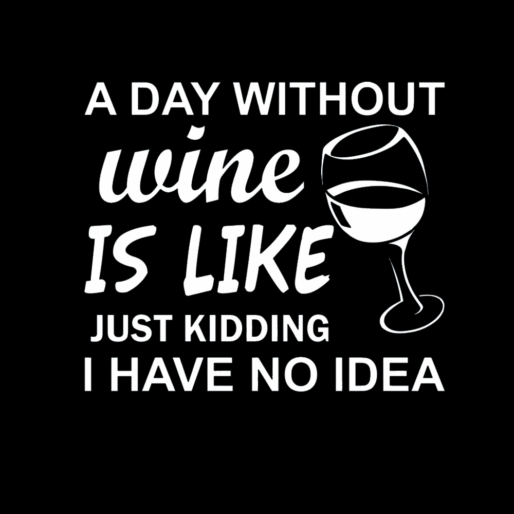 A Day Without Wine Is like Just Kidding I Have No idea Premium T-Shirt - Geeksoutfit