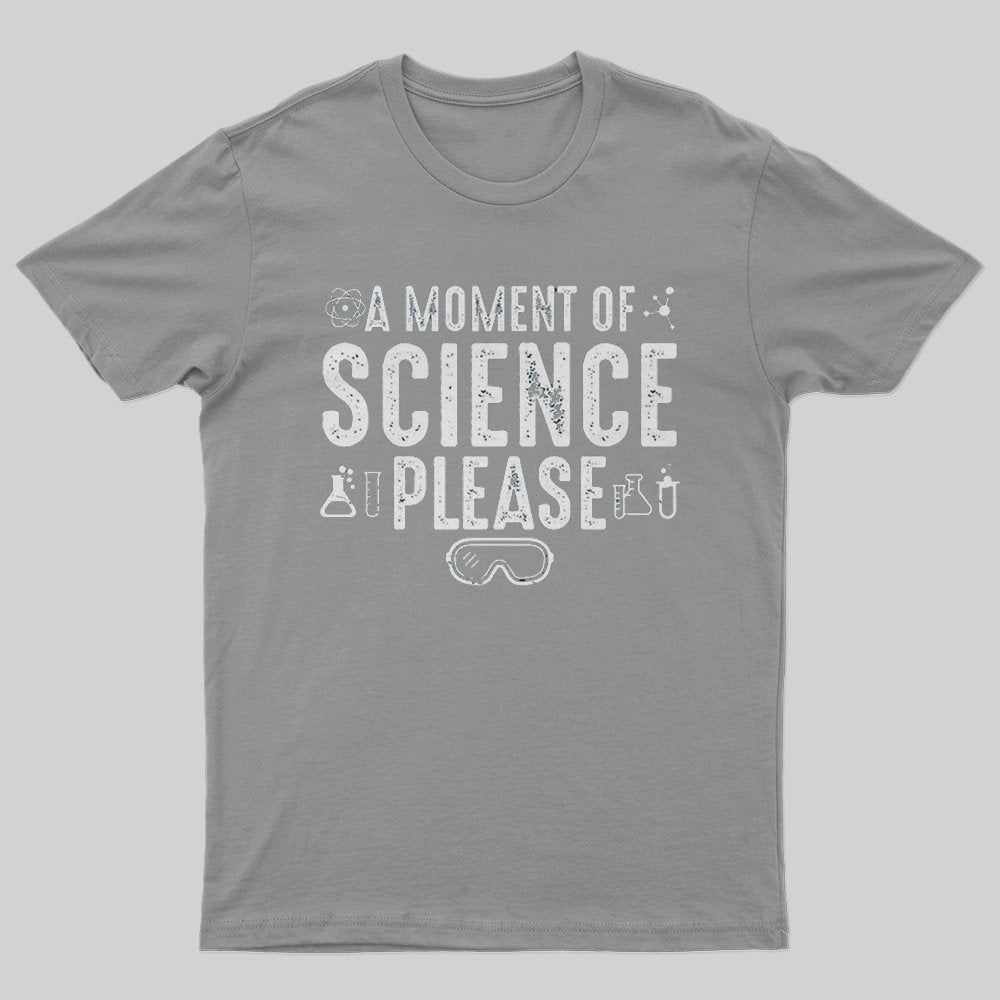 A Moment Of Science Please T-Shirt - Geeksoutfit