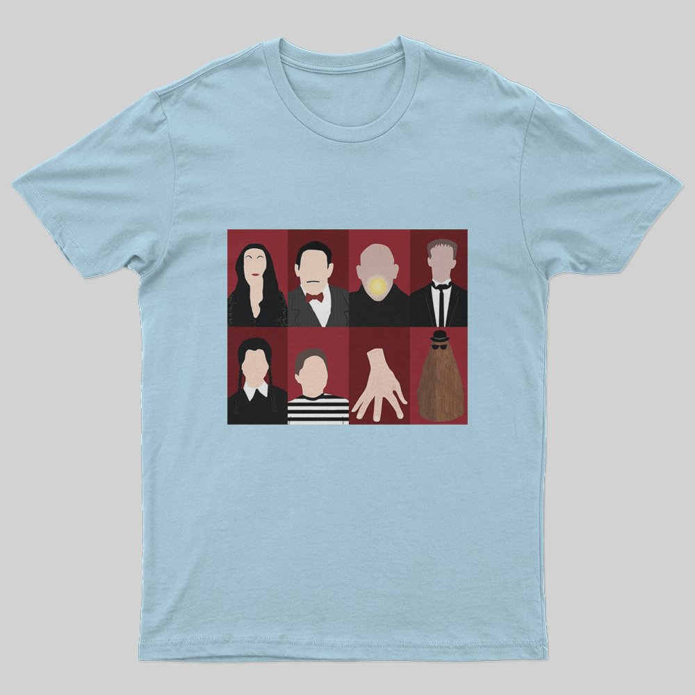 Addams Family Characters T-Shirt - Geeksoutfit