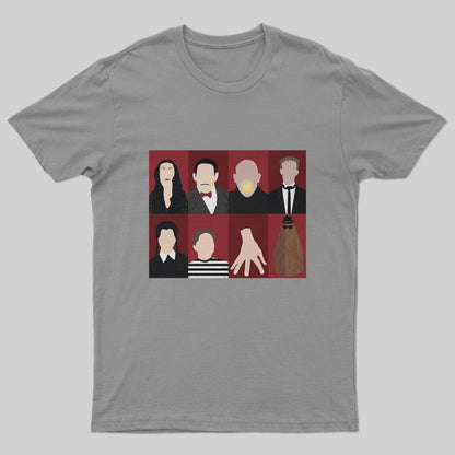 Addams Family Characters T-Shirt - Geeksoutfit