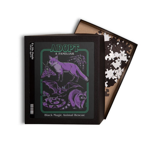 ADOPT A FAMILIAR 2-Wooden Jigsaw Puzzle - Geeksoutfit