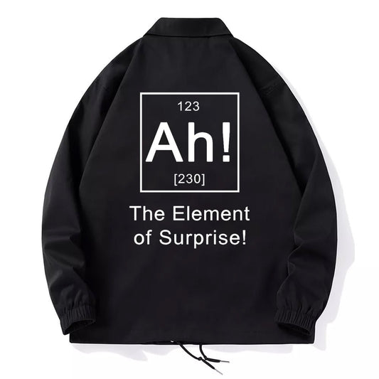 Ah! The element of surprise Coach Jacket - Geeksoutfit