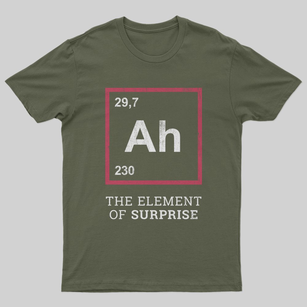 Ah! The Element Of Surprise T-Shirt - Geeksoutfit