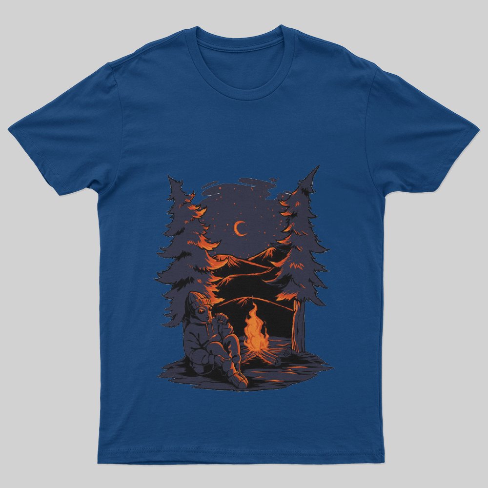 Alien Camping T-Shirt - Geeksoutfit