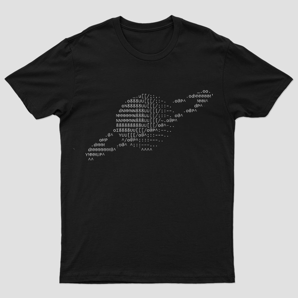 ASCII Art Planet T-Shirt - Geeksoutfit
