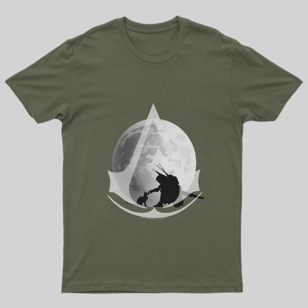 Assassin's Creed Bayek Moon Silhouette T-Shirt - Geeksoutfit