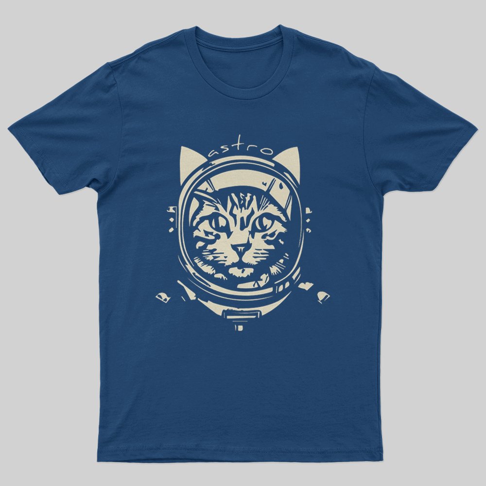 Astro Cat T-Shirt - Geeksoutfit