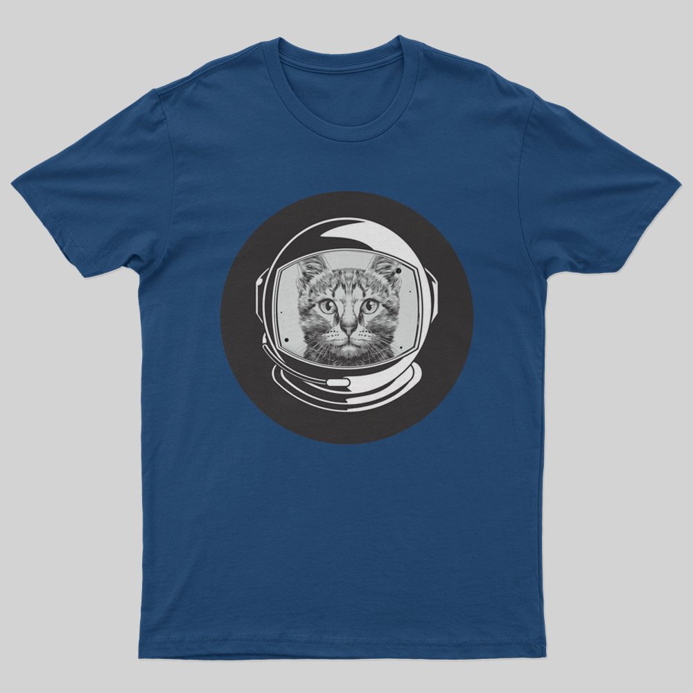Astronaut Cool Cat T-Shirt - Geeksoutfit