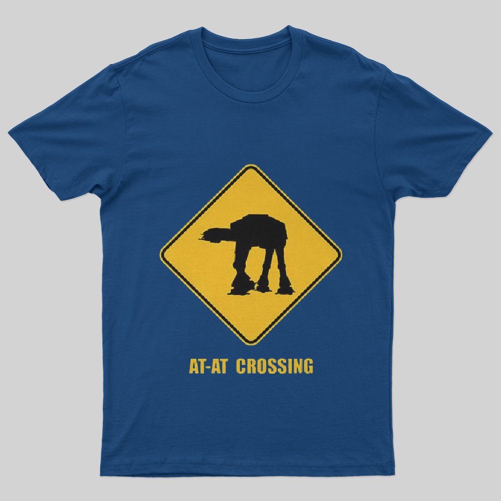 AT-AT Crossing T-Shirt - Geeksoutfit