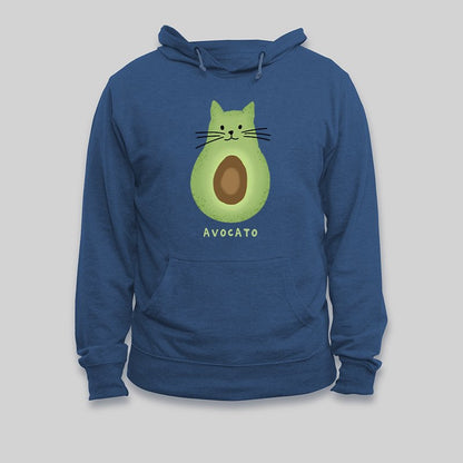 Avocato Cat Avocado Pun Hoodie - Geeksoutfit