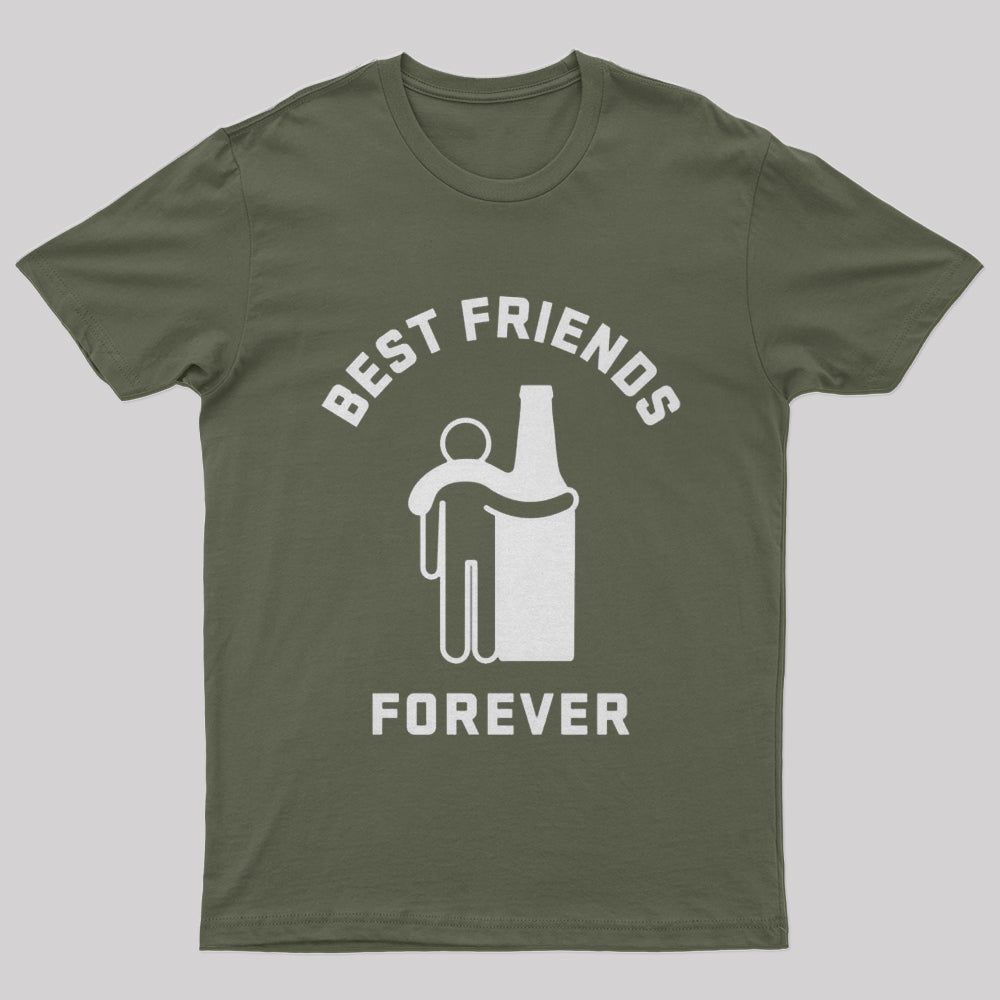 Beer Is Best Friend Forever T-Shirt - Geeksoutfit