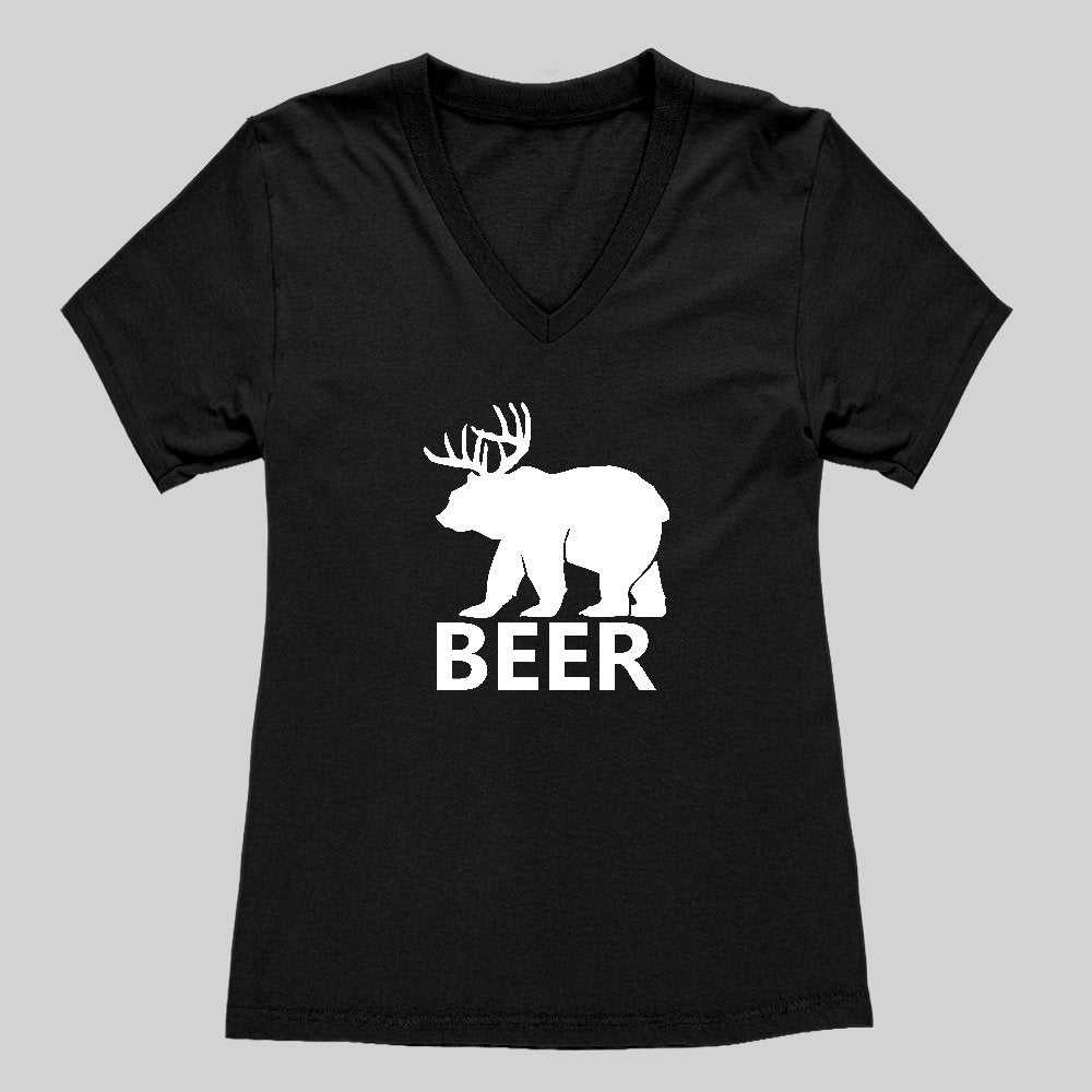 Beer Women's V-Neck T-shirt - Geeksoutfit