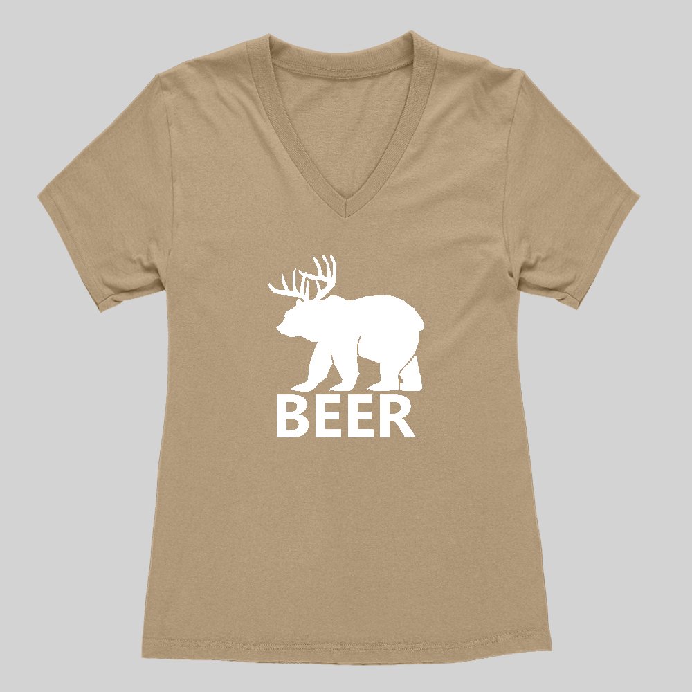 Beer Women's V-Neck T-shirt - Geeksoutfit