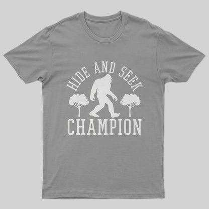 Bigfoot - Hide And Seek Champion T-Shirt - Geeksoutfit