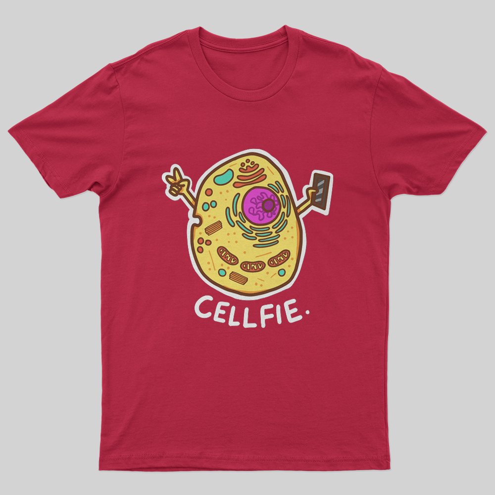 Biology pun shirts Cell-Fie T-Shirt - Geeksoutfit