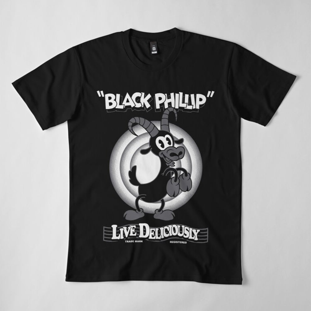 Black Phillip T-Shirt - Geeksoutfit